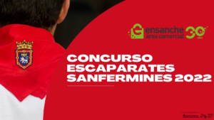 CARTEL CONCURSO DE ESCAPARATES SANFERMINES 2022