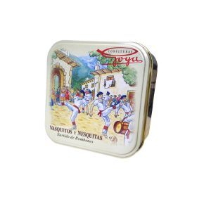 Lata de Vasquitos y Nesquitas. Cuadrad.- 160 gr.