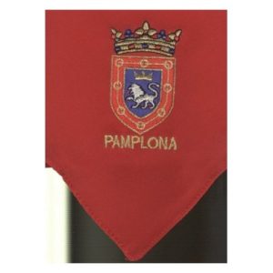 PAÑUELO DE FIESTA SAN FERMIN CON ESCUDO DE PAMPLONA